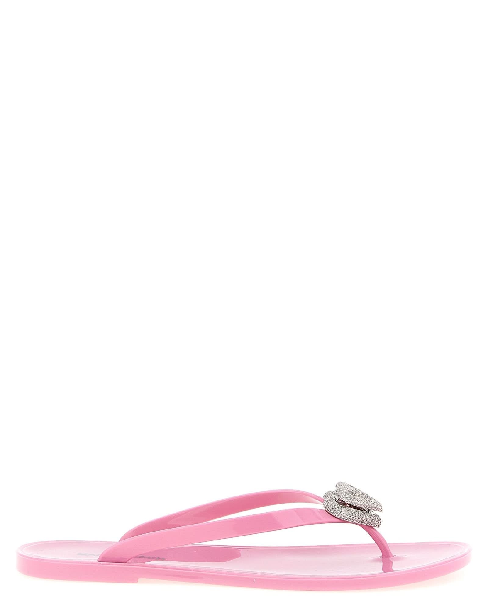 Mach & Mach Double Heart Sandals Glam Steals