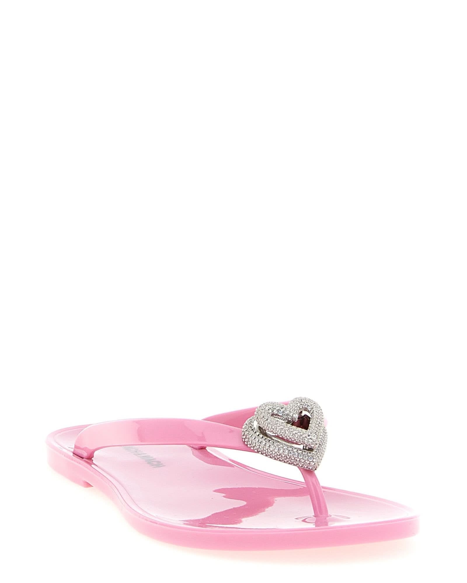 Mach & Mach Double Heart Sandals Glam Steals
