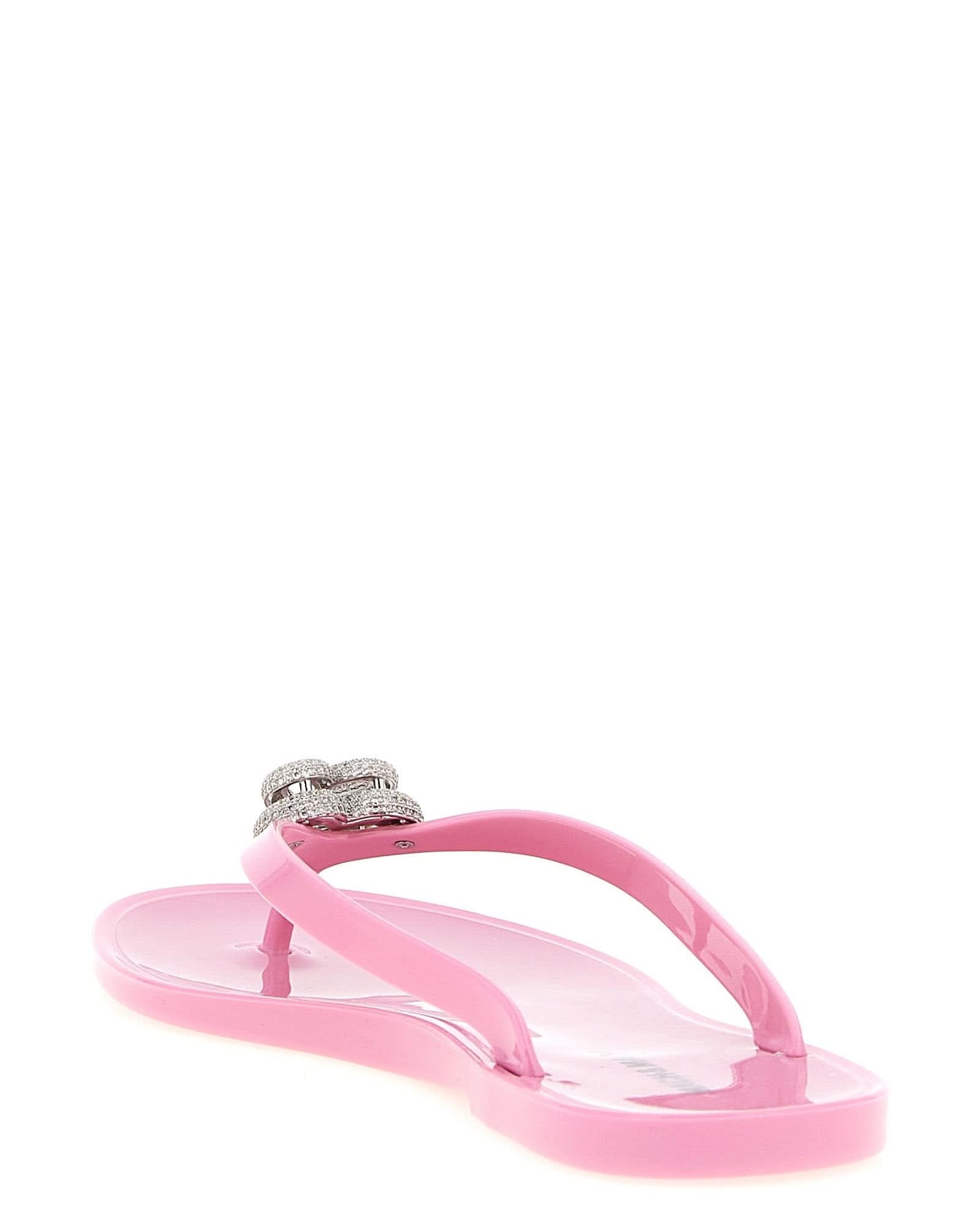 Mach & Mach Double Heart Sandals Glam Steals