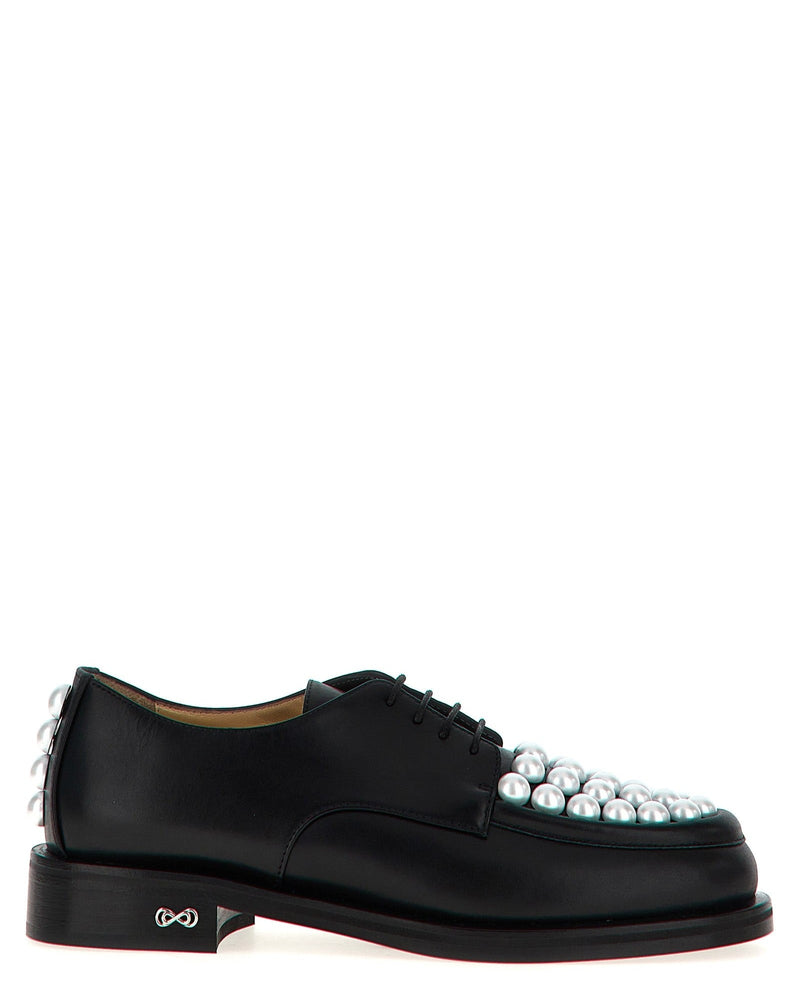 Mach & Mach Lace Sirene Up Shoes Glam Steals