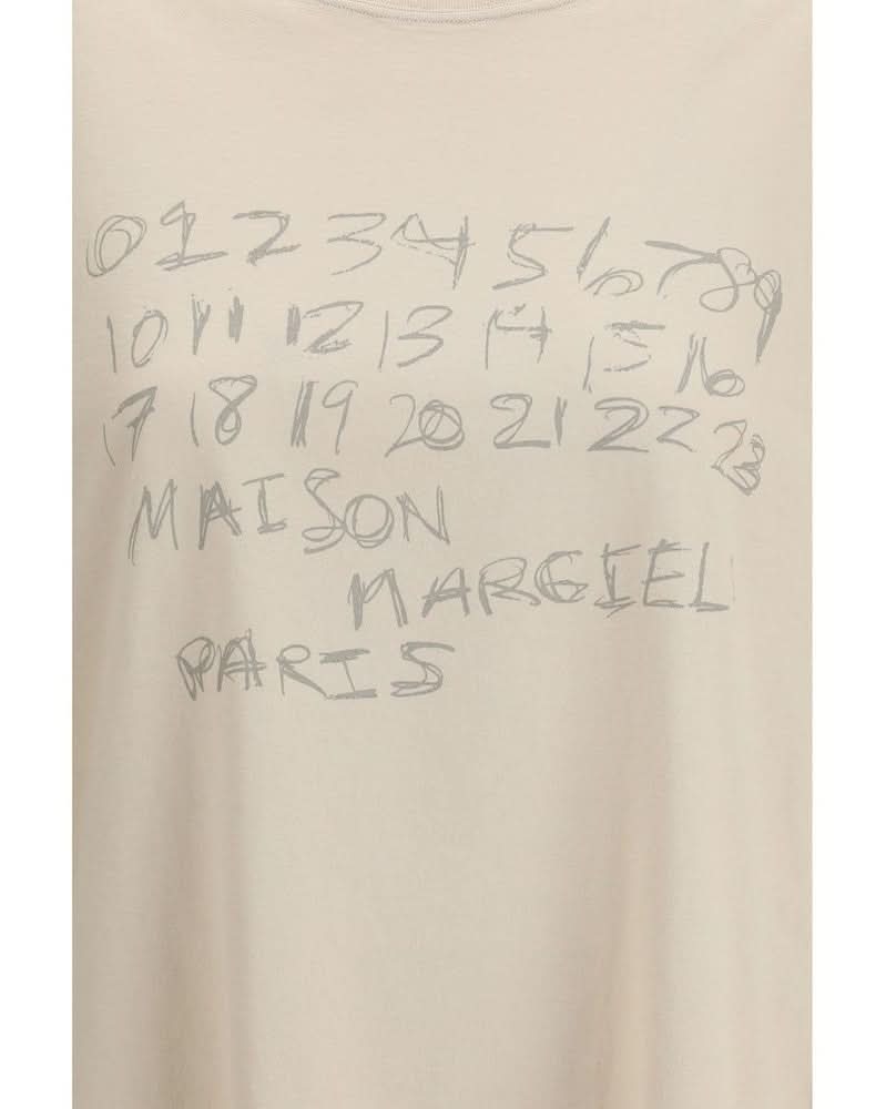 Maison Margiela Beige Cotton T-shirt 