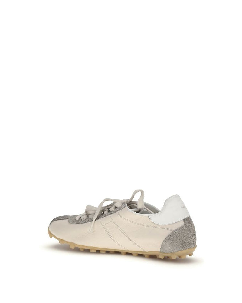 Maison Margiela Beige Goatskin Athletic Sneakers 