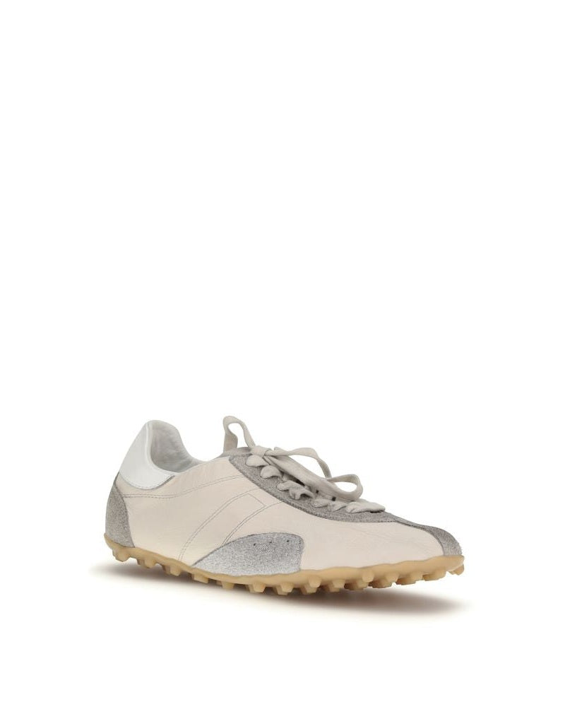 Maison Margiela Beige Goatskin Athletic Sneakers 