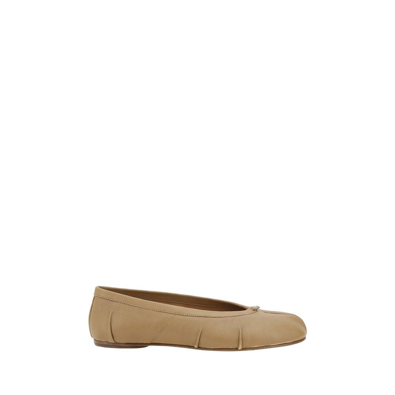 Maison Margiela Beige Lamb Ovis Aries Ballet Flats Glam Steals