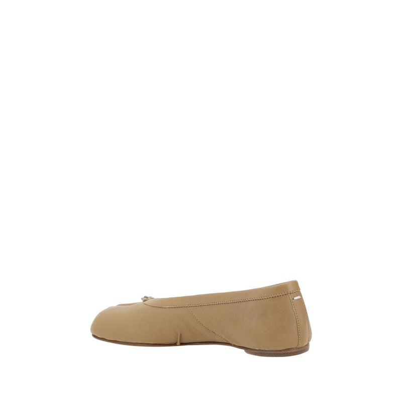 Maison Margiela Beige Lamb Ovis Aries Ballet Flats Glam Steals