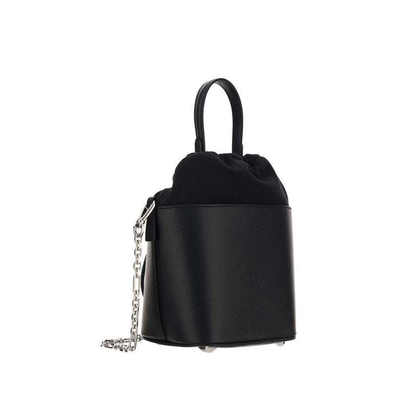 Maison Margiela Black Calf Leather Bos Taurus Bag 