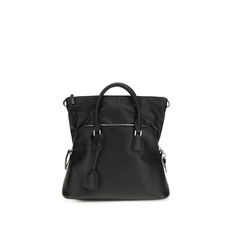 Maison Margiela Black Calf Leather Bos Taurus Handbag Glam Steals