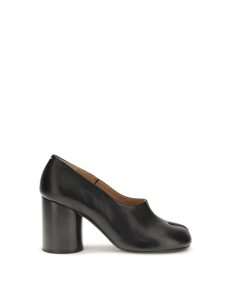 Maison Margiela Black Calf Leather Bos Taurus Platform Pumps 