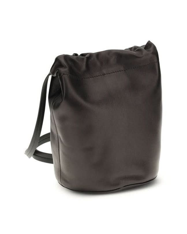 Maison Margiela Black Calf Leather Bos Taurus Shoulder Bag Glam Steals