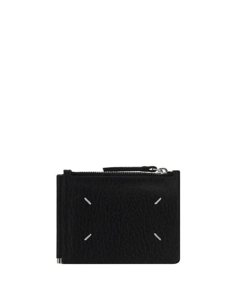 Maison Margiela Black Calf Leather Bos Taurus Wallet 