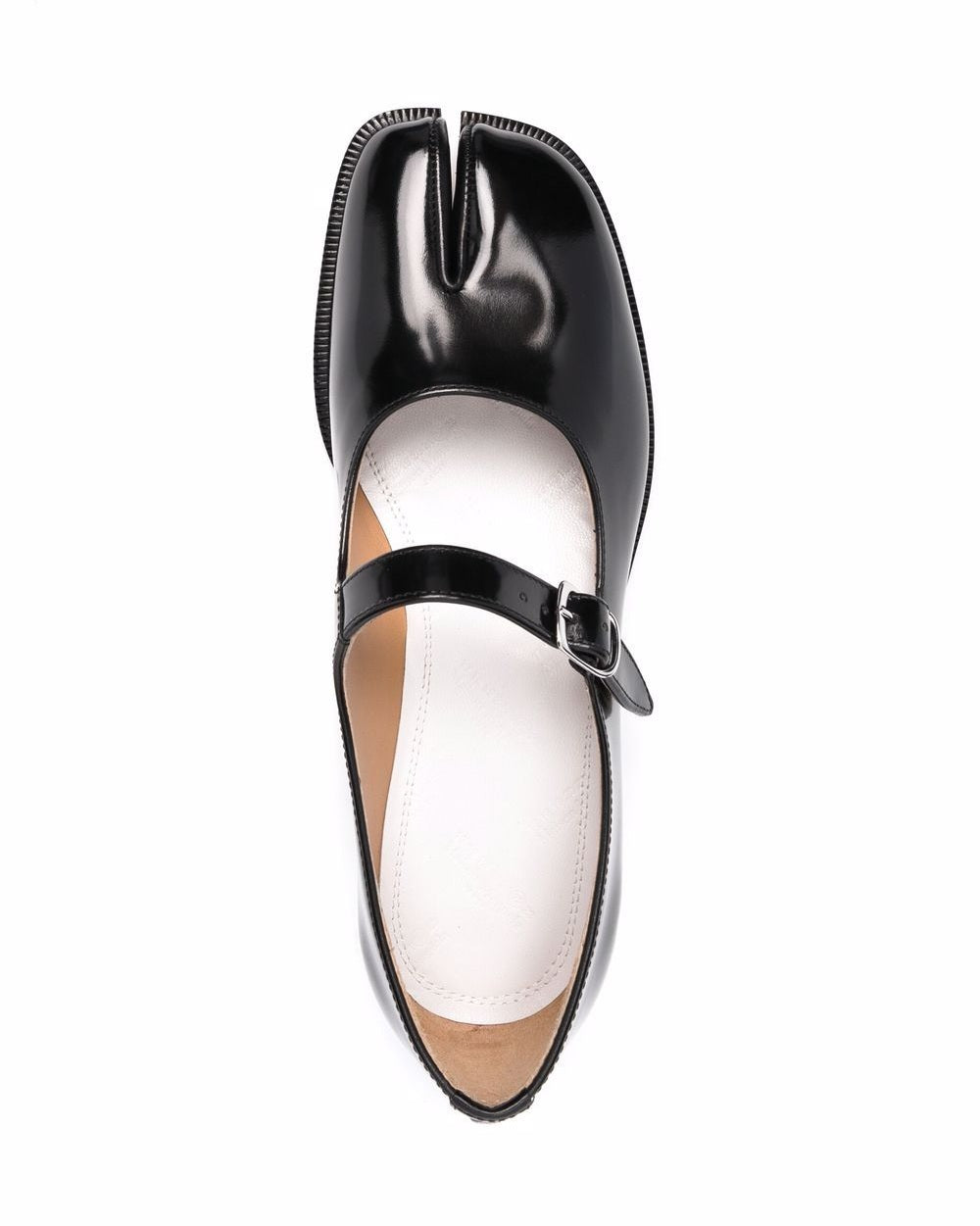 Maison Margiela Black Flat Shoes Glam Steals