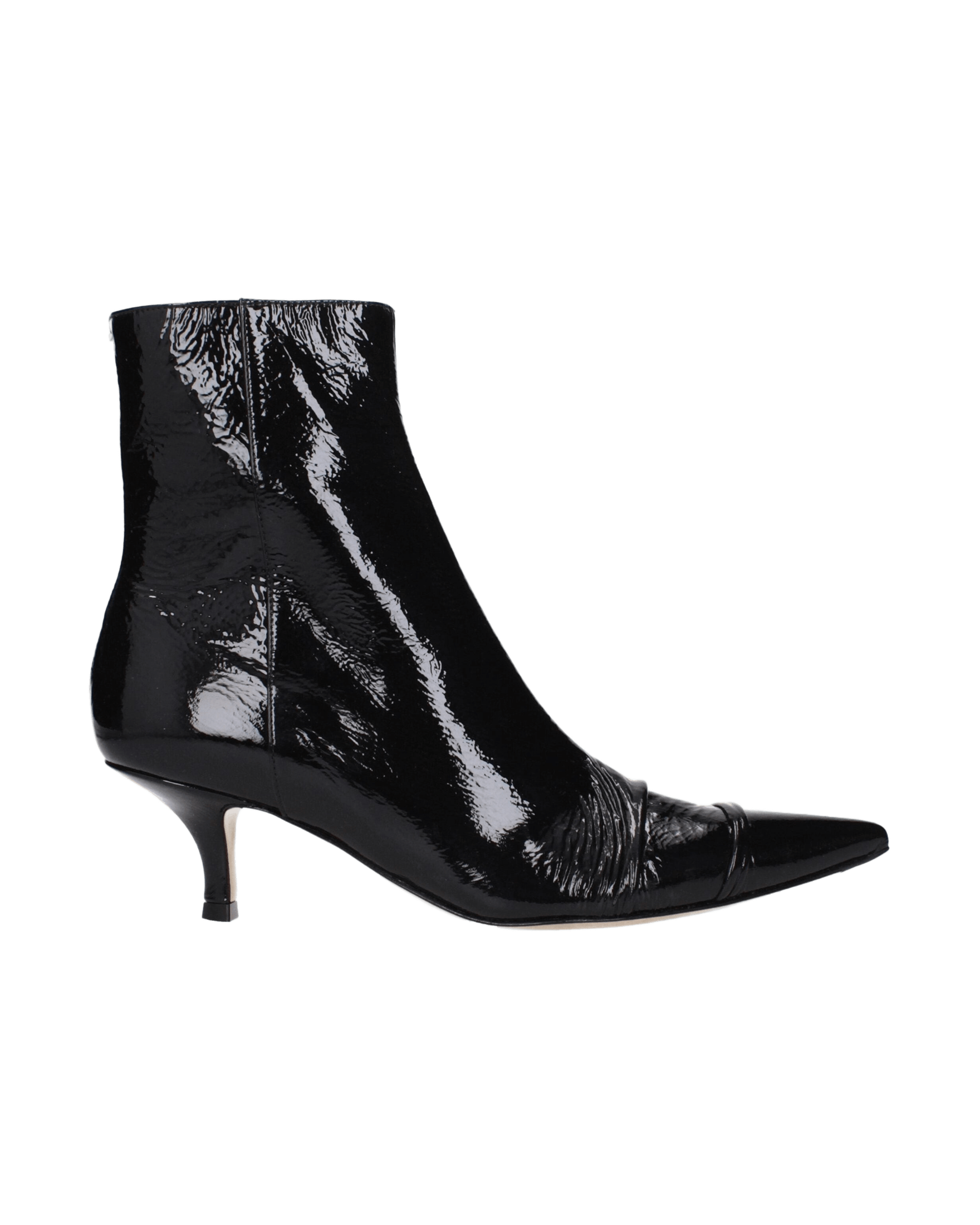 Maison Margiela Black Leather Ankle Boots Glam Steals