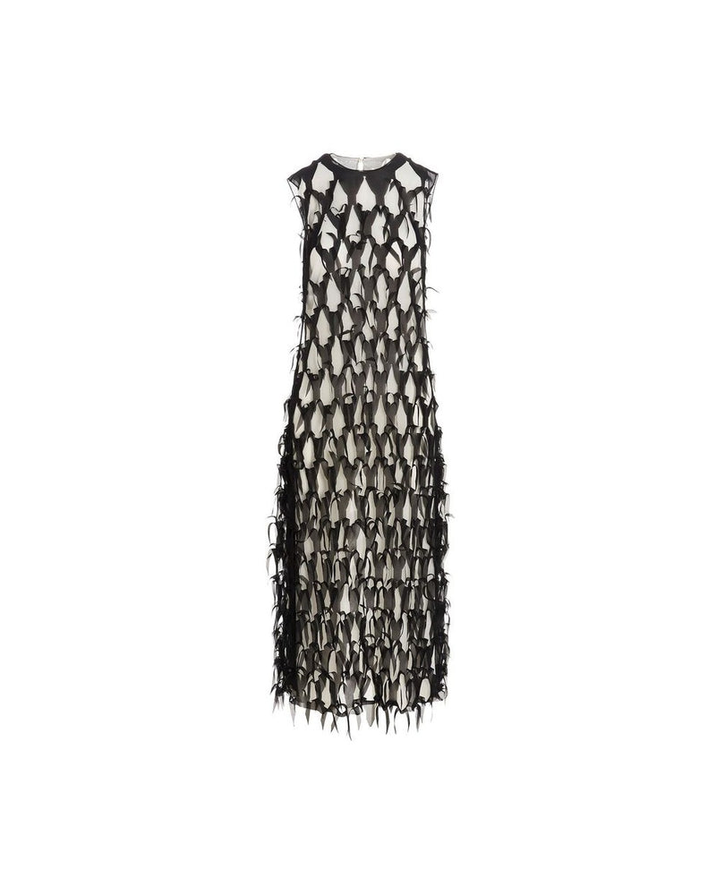 Maison Margiela Black Silk Casual Dress Glam Steals