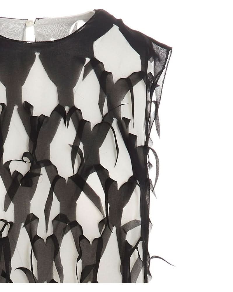 Maison Margiela Black Silk Casual Dress Glam Steals