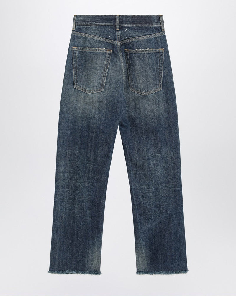 Maison Margiela Blue Denim Straight Leg Jeans Glam Steals