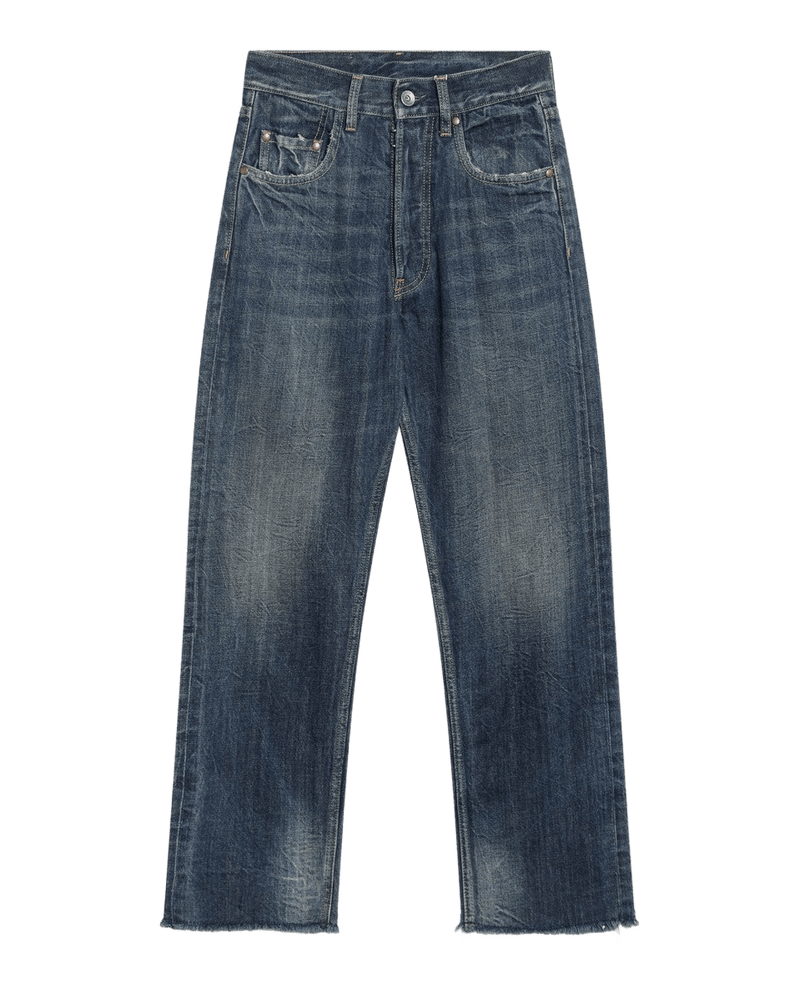Maison Margiela Blue Denim Straight Leg Jeans Glam Steals