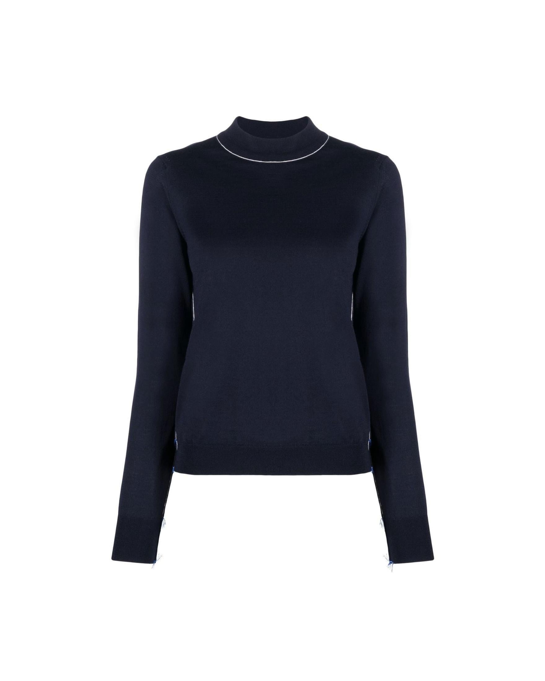 Maison Margiela Blue Sweater Glam Steals