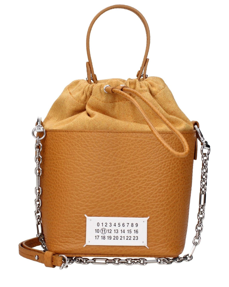 Maison Margiela Brown Leather Handbag 