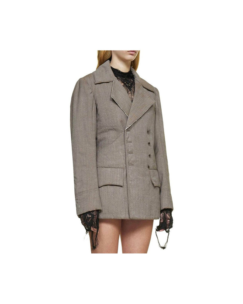 Maison Margiela Brown Wool Blazer Glam Steals
