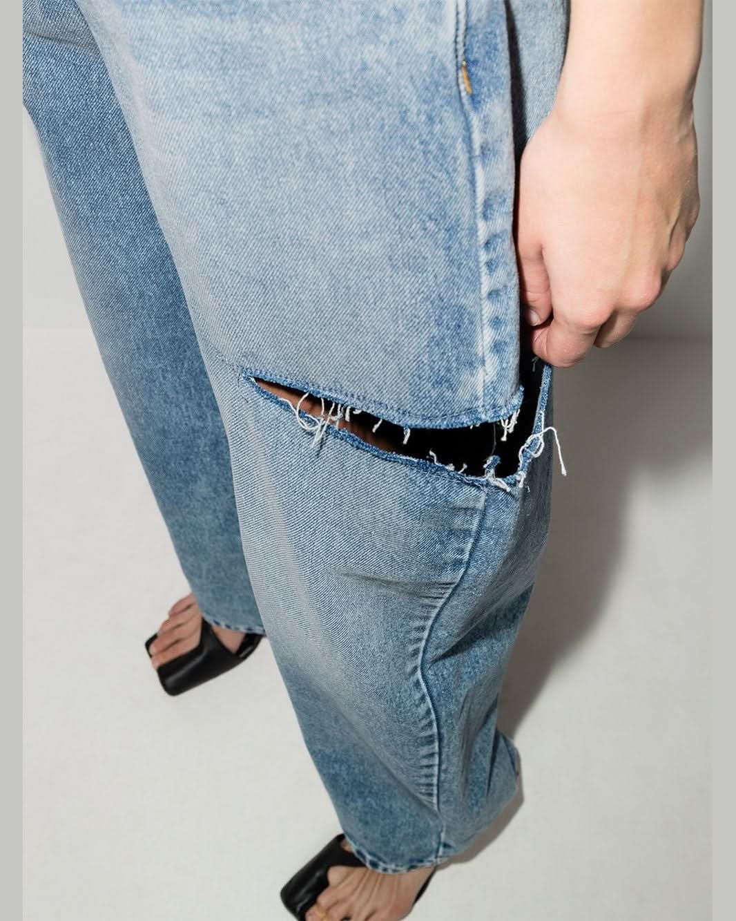 Maison Margiela Clear Blue Jeans Glam Steals