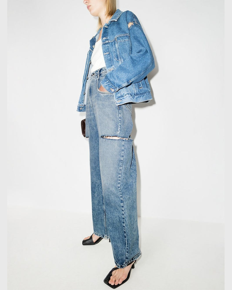 Maison Margiela Clear Blue Jeans Glam Steals