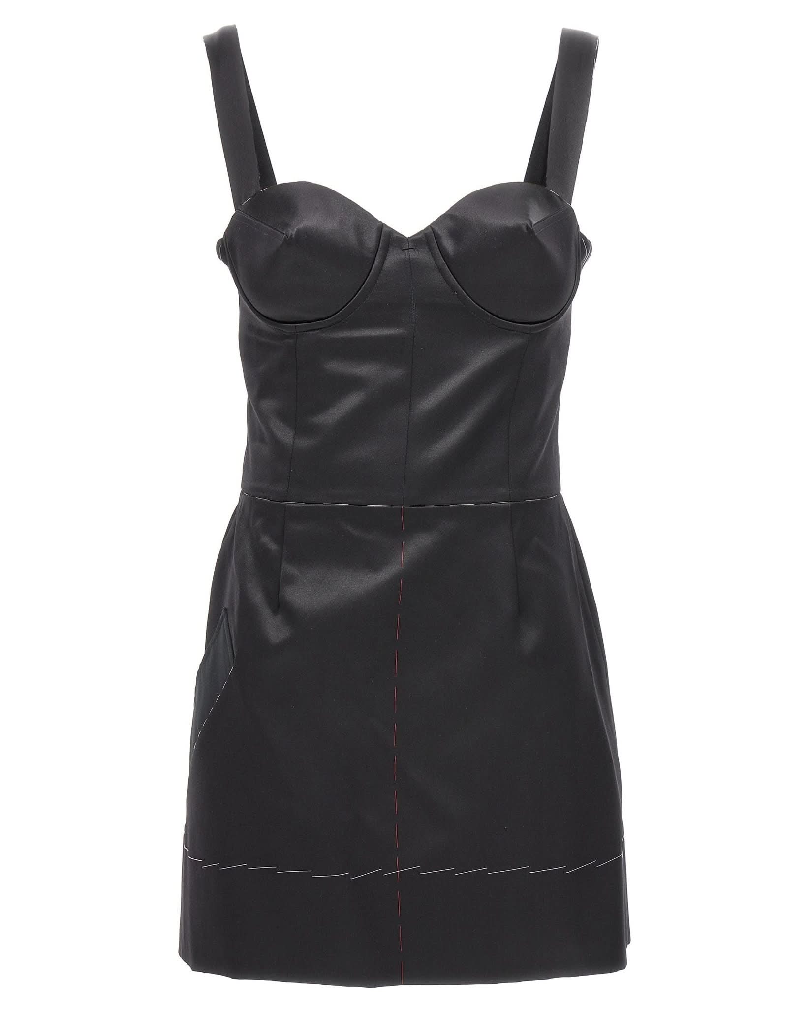Maison Margiela Contrast Stitching Corset Dress Glam Steals