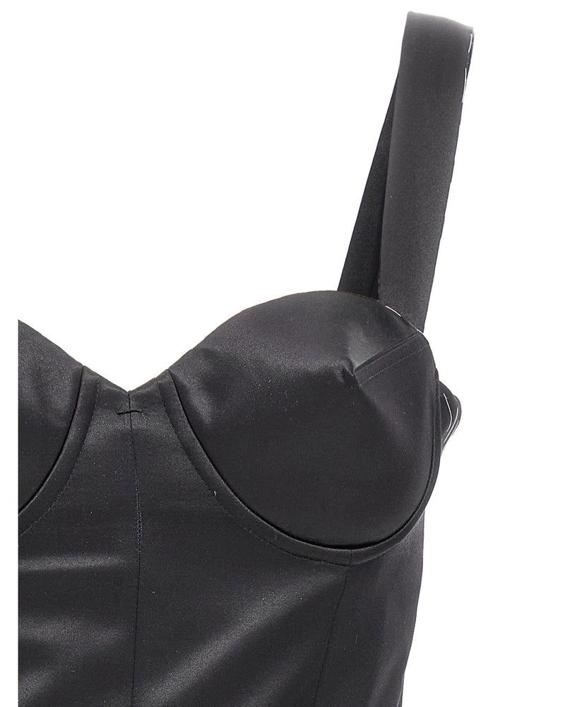 Maison Margiela Contrast Stitching Corset Dress Glam Steals