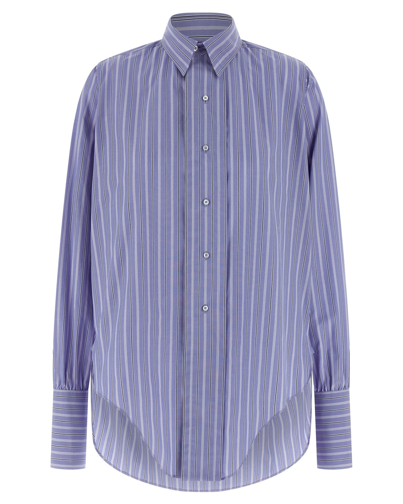 Maison Margiela Cotton Striped Shirt Glam Steals