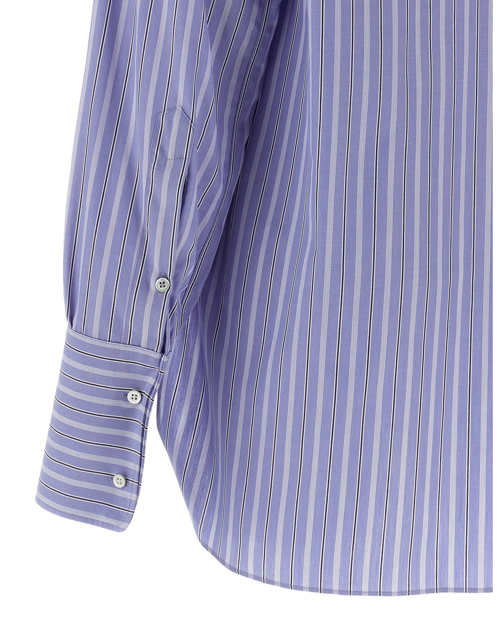 Maison Margiela Cotton Striped Shirt Glam Steals