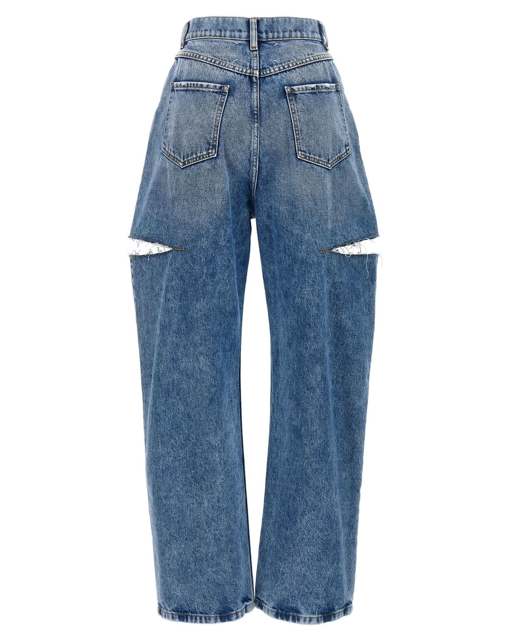 Maison Margiela Cut Out Jeans Glam Steals