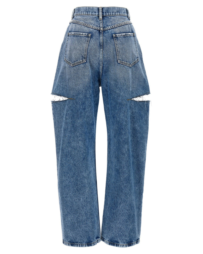 Maison Margiela Cut Out Jeans Glam Steals