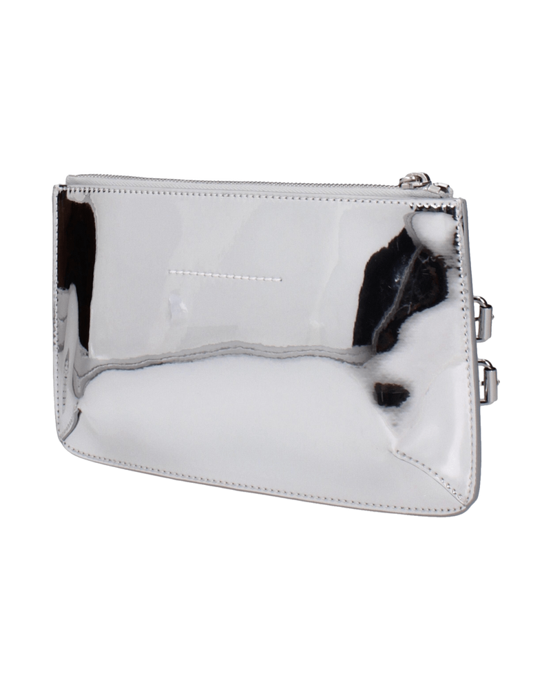 Maison Margiela Gray Leather Clutch Bag Glam Steals
