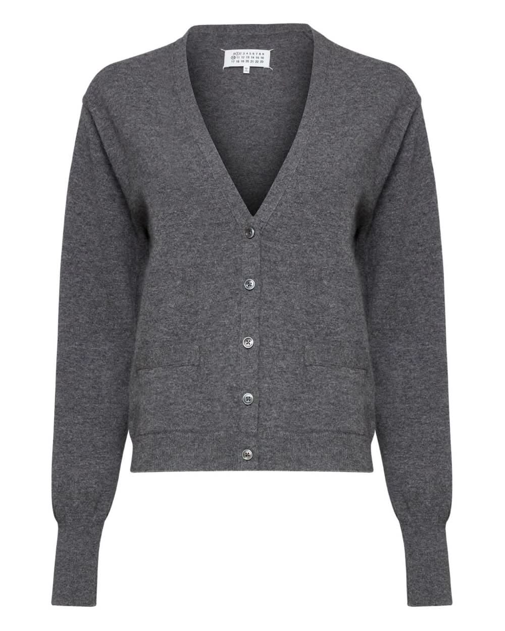 Maison Margiela Grey Sweater Topwear