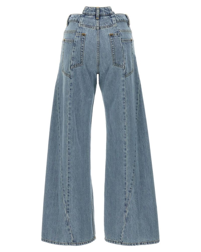 Maison Margiela Jeans Asymmetrical Waist Glam Steals
