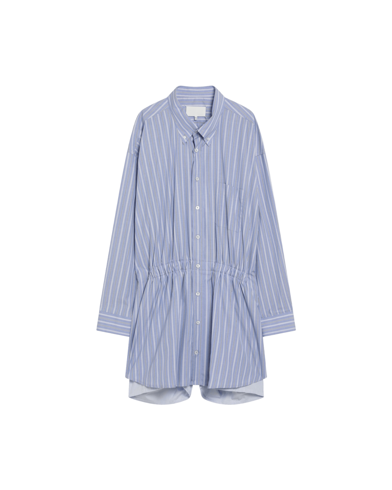 Maison Margiela Light blue striped shirtdress Glam Steals