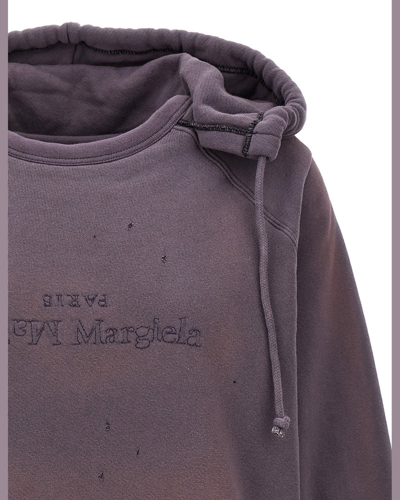 Maison Margiela Logo Reverse Hoodie Glam Steals