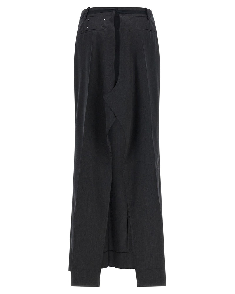 Maison Margiela Raw Cut Hem Skirt Glam Steals