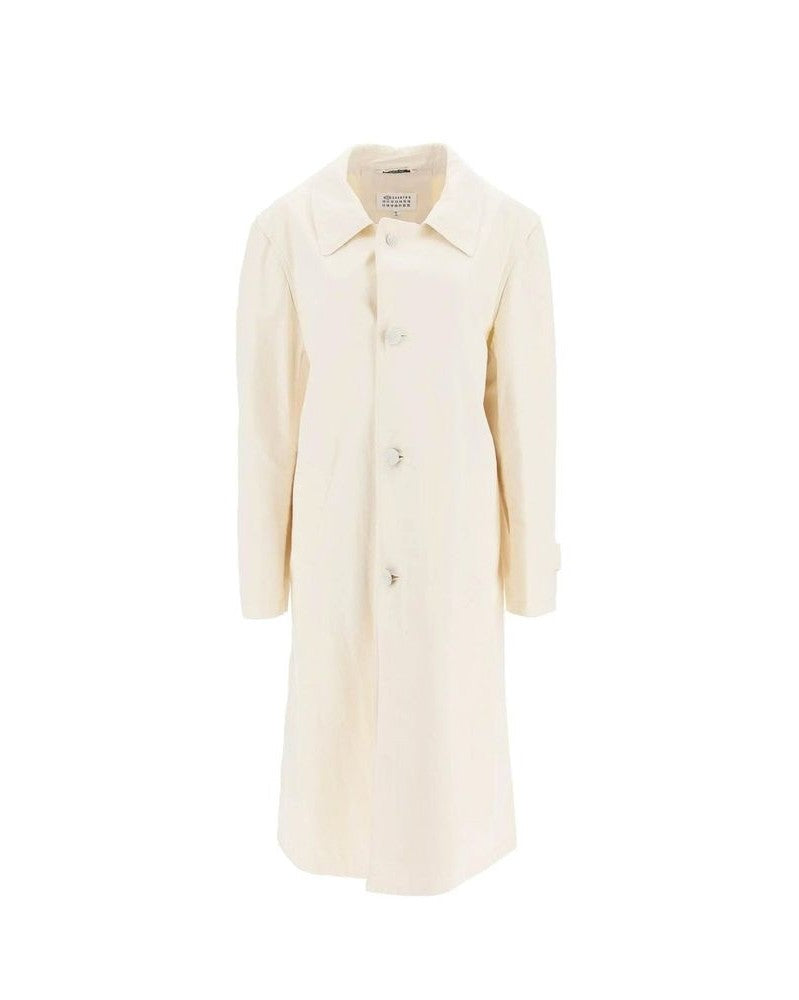 Maison Margiela White Cotton Coat Glam Steals