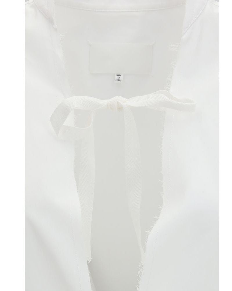 Maison Margiela White Cotton Dress Glam Steals
