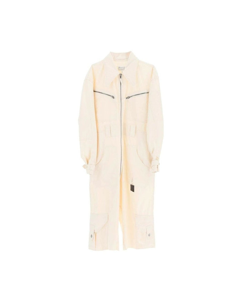 Maison Margiela White Cotton Jumpsuit Glam Steals