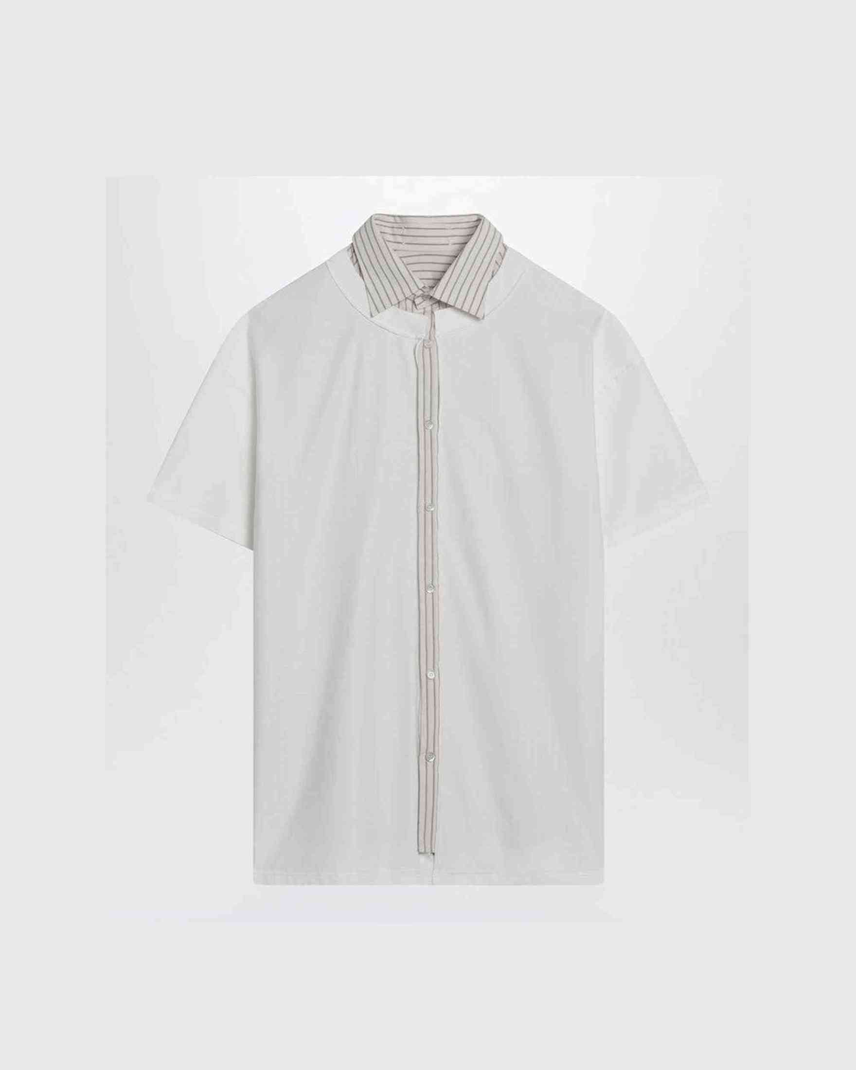 Maison Margiela White Reversed Shirt T-shirt Glam Steals