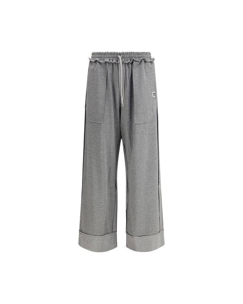 Maison Mihara Yasuhiro Gray Rayon Casual Pant Glam Steals