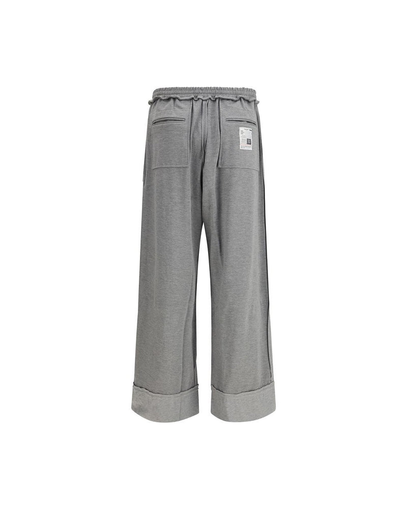 Maison Mihara Yasuhiro Gray Rayon Casual Pant Glam Steals
