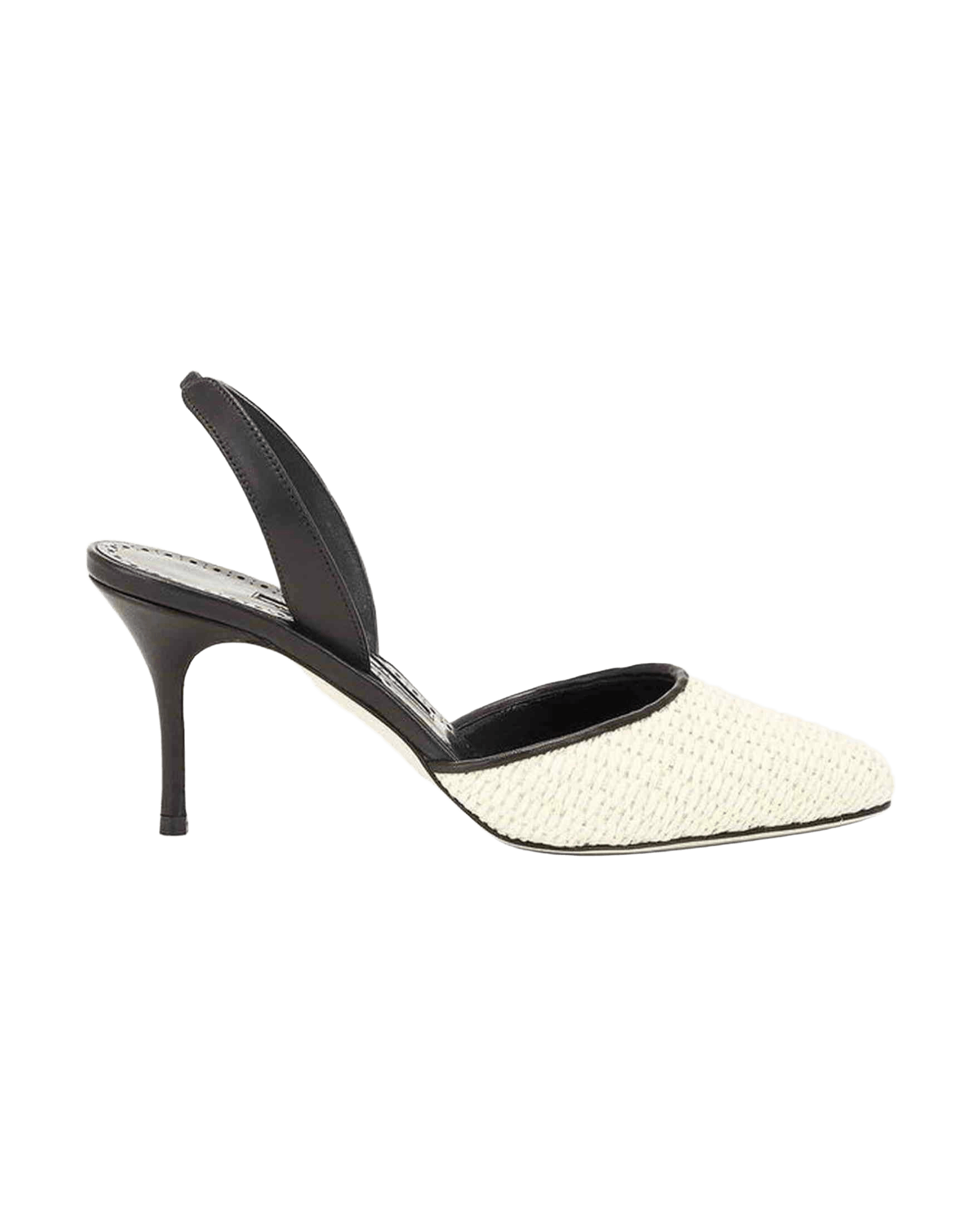 Manolo Blahnik Casam 70 Raffia Pumps Glam Steals