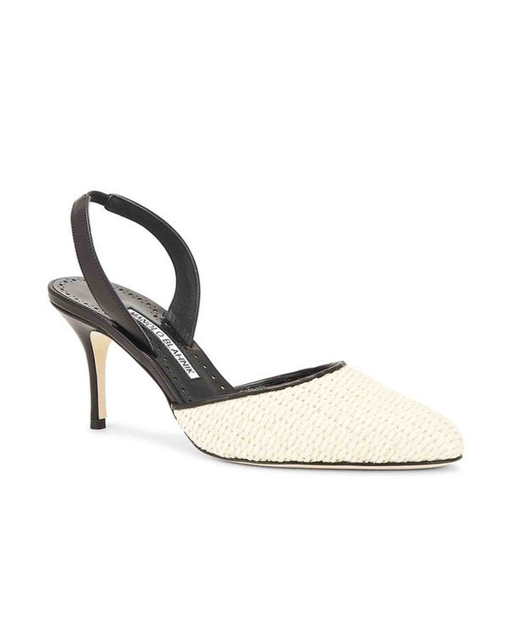 Manolo Blahnik Casam 70 Raffia Pumps Glam Steals