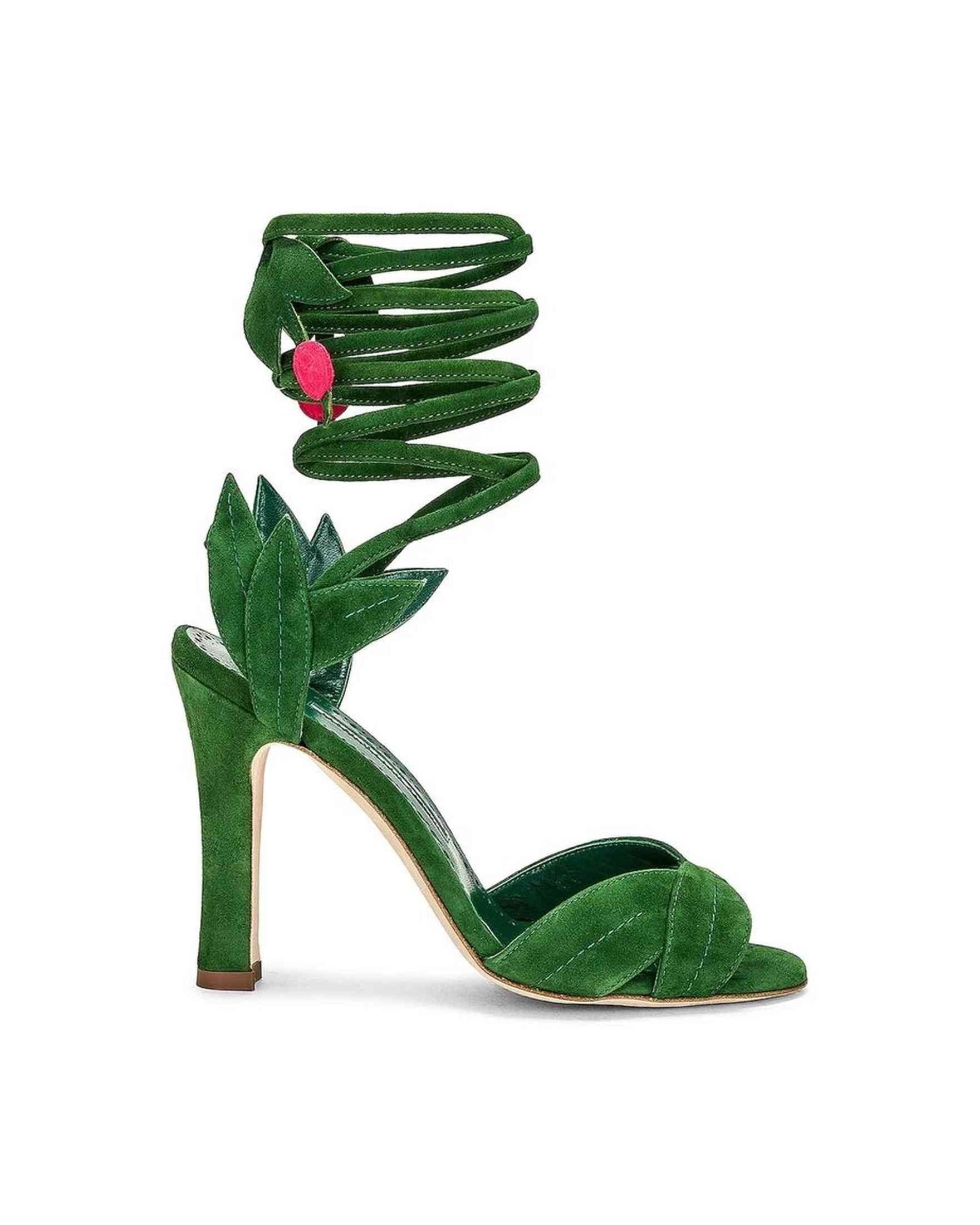 Manolo Blahnik Ossie 105 Wrap Sandals Glam Steals