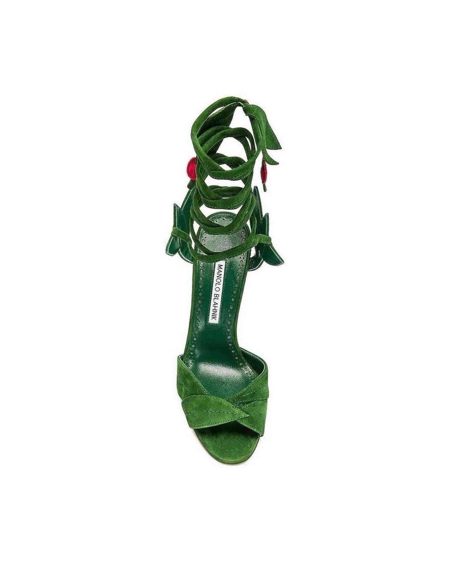 Manolo Blahnik Ossie 105 Wrap Sandals Glam Steals