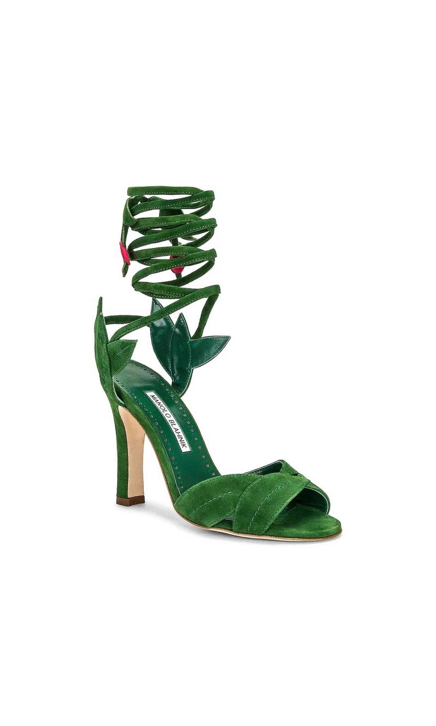 Manolo Blahnik Ossie 105 Wrap Sandals Glam Steals