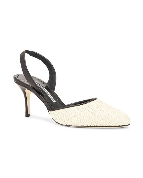 Manolo Blahnik Raffia Pumps Glam Steals