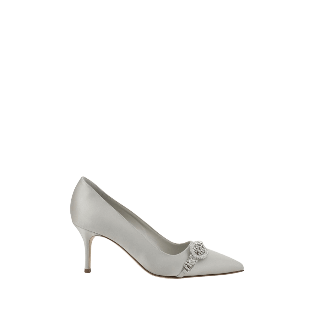 Manolo Blahnik Satin Asapump Pumps Glam Steals